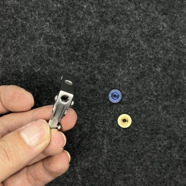 Stainless Steel Carabiner Attachment Hammer with 2*4mm Hex Holes for Leatherman Skeletool-NiceToolHome