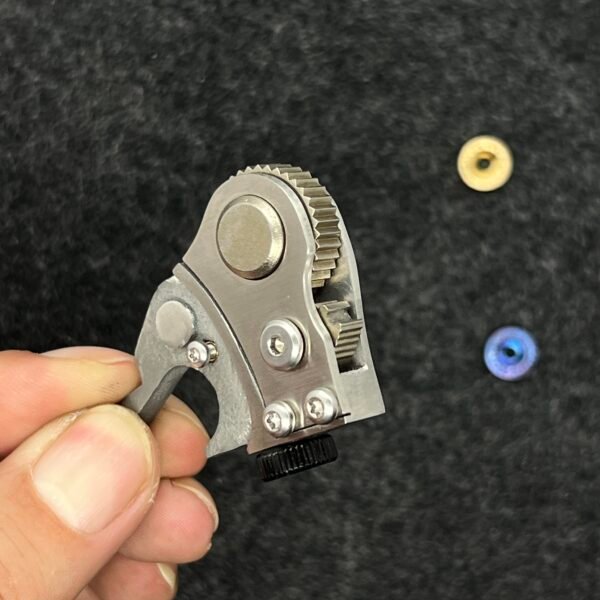 Stainless Steel Tail Extension 6.35mm Bit Driver with 36 Gear Ratchet For Leatherman Skeletool-NiceToolHome