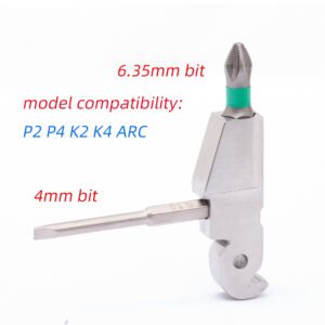 Bit Driver Holder Screwdriver Stainless Steel For Leatherman ARC P2 P4 K2 K4 CNC DIY Accessories