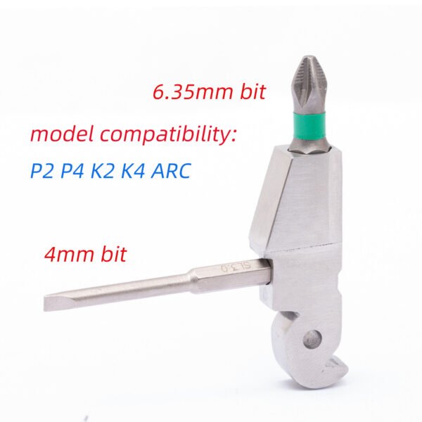 Bit Driver Holder Screwdriver Stainless Steel For Leatherman ARC P2 P4 K2 K4 CNC DIY Accessories