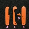 4 Types Orange Color G10 Liner For 91mm Victorinox SAK-NiceToolHome
