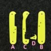 4 Types Lemon Yellow Color G10 Liner For 91mm Victorinox SAK-NiceToolHome
