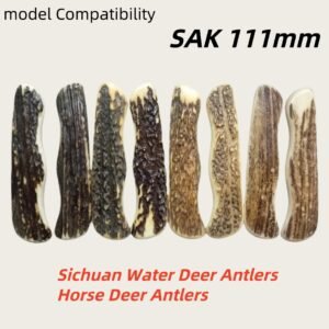 Deer Antlers Handle Scales For 111mm Victorinox SAK-NiceToolHome