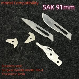 Scalpel Handle with Thumb Hole Fits #36 Blade For 91mm Victorinox SAK-NiceToolHome