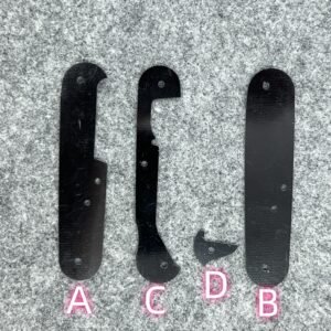 4 Types Black Color G10 Liner For 91mm Victorinox SAK-NiceToolHome