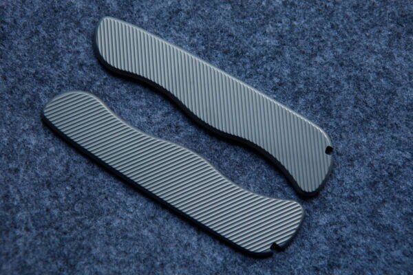 Titanium Alloy Handle Scales with Tweezers/Toothpick Slot For 111mm Victorinox SAK-NiceToolHome