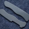 Titanium Alloy Handle Scales with Tweezers/Toothpick Slot For 111mm Victorinox SAK-NiceToolHome