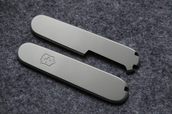 Titanium Alloy Handle Scales with Tweezers and Toothpick Slot For 91mm Victorinox SAK-NiceToolHome