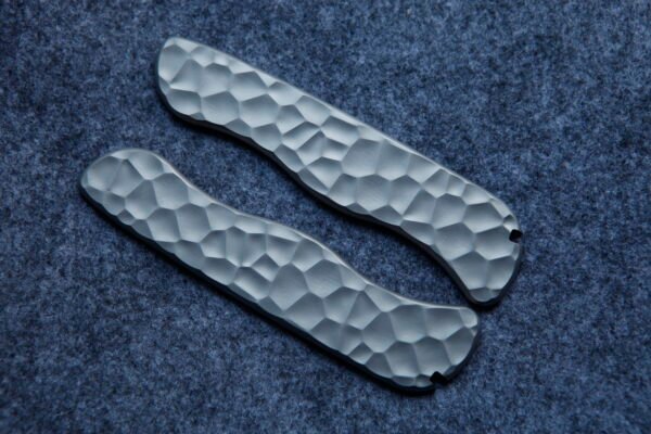 Titanium Alloy Handle Scales with Tweezers/Toothpick Slot For 111mm Victorinox SAK-NiceToolHome