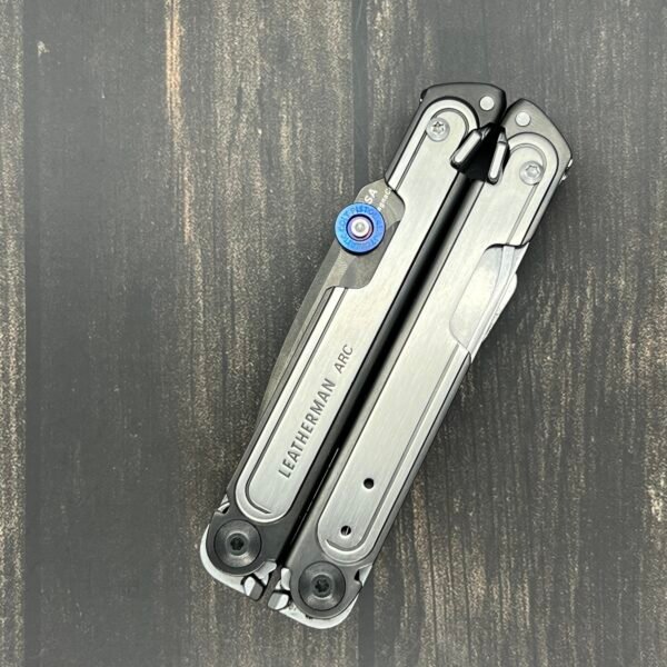 2 kind Titanium alloy / Brass Bullet Primer Style Thumb Grip with Screw fixation For Leatherman ARC-NiceToolHome