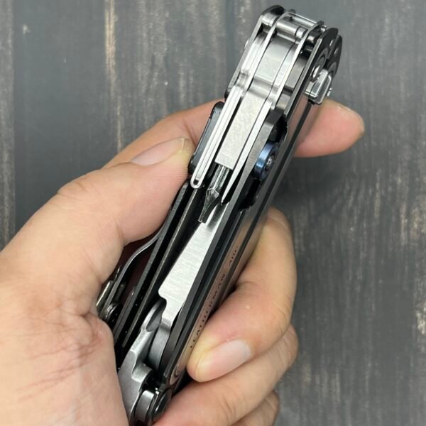 2 kind Titanium alloy / Brass Bullet Primer Style Thumb Grip with Screw fixation For Leatherman ARC-NiceToolHome