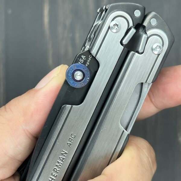 2 kind Titanium alloy / Brass Bullet Primer Style Thumb Grip with Screw fixation For Leatherman ARC-NiceToolHome