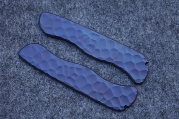 Titanium Alloy Handle Scales with Tweezers/Toothpick Slot For 111mm Victorinox SAK-NiceToolHome