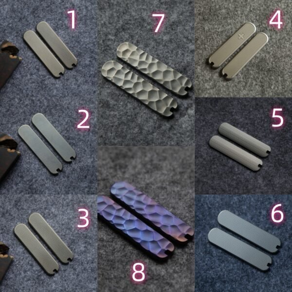 Titanium Alloy Handle Scales For 58mm Victorinox SAK-NiceToolHome