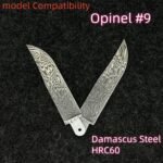Handmade Damascus Steel Replaceable Blade For Opinel No.9(#9)-NiceToolHome